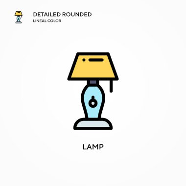 Lamba vektör simgesi. Modern vektör illüstrasyon kavramları. Düzenlemesi ve kişiselleştirmesi kolay.