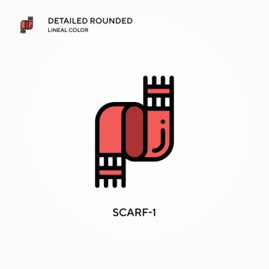 Atkı-1 vektör simgesi. Modern vektör illüstrasyon kavramları. Düzenlemesi ve kişiselleştirmesi kolay.