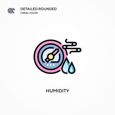 Nem vektör simgesi. Modern vektör illüstrasyon kavramları. Düzenlemesi ve kişiselleştirmesi kolay.