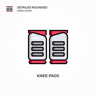 Dizlik vektör simgesi. Modern vektör illüstrasyon kavramları. Düzenlemesi ve kişiselleştirmesi kolay.