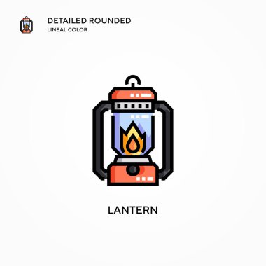 Fener vektör simgesi. Modern vektör illüstrasyon kavramları. Düzenlemesi ve kişiselleştirmesi kolay.