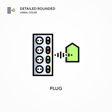 Tak vektör simgesi. Modern vektör illüstrasyon kavramları. Düzenlemesi ve kişiselleştirmesi kolay.