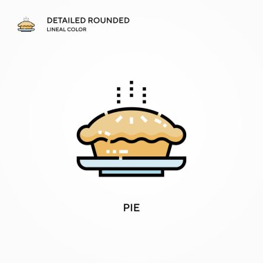 Turta vektör simgesi. Modern vektör illüstrasyon kavramları. Düzenlemesi ve kişiselleştirmesi kolay.