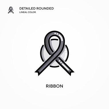 Kurdele vektör simgesi. Modern vektör illüstrasyon kavramları. Düzenlemesi ve kişiselleştirmesi kolay.