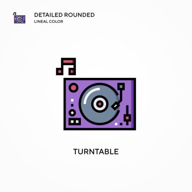 Döndürülebilir vektör simgesi. Modern vektör illüstrasyon kavramları. Düzenlemesi ve kişiselleştirmesi kolay.