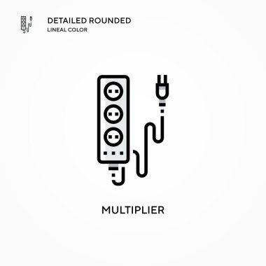 Vektör ikonunu çarp. Modern vektör illüstrasyon kavramları. Düzenlemesi ve kişiselleştirmesi kolay.