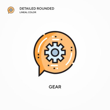 Vites vektör simgesi. Modern vektör illüstrasyon kavramları. Düzenlemesi ve kişiselleştirmesi kolay.