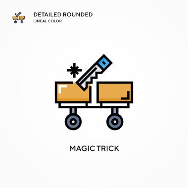 Sihirli numara vektör simgesi. Modern vektör illüstrasyon kavramları. Düzenlemesi ve kişiselleştirmesi kolay.