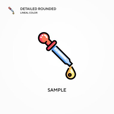 Örnek vektör simgesi. Modern vektör illüstrasyon kavramları. Düzenlemesi ve kişiselleştirmesi kolay.