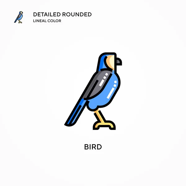 Icono Vector Aves Conceptos Modernos Ilustración Vectorial Fácil Editar Personalizar — Archivo Imágenes Vectoriales