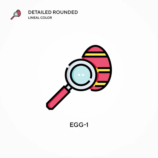 Icono Del Vector Egg Conceptos Modernos Ilustración Vectorial Fácil Editar — Archivo Imágenes Vectoriales
