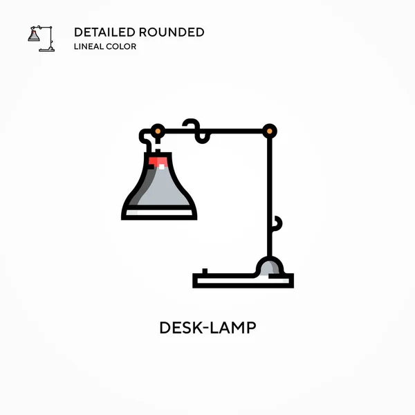 Desk Lamp 아이콘 일러스트 편집하고 맞춤화하기가 — 스톡 벡터