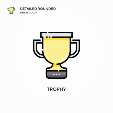 Ödül vektör simgesi. Modern vektör illüstrasyon kavramları. Düzenlemesi ve kişiselleştirmesi kolay.