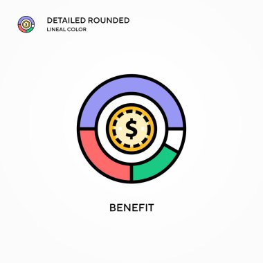 Vektör simgesinden yararlan. Modern vektör illüstrasyon kavramları. Düzenlemesi ve kişiselleştirmesi kolay.