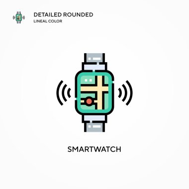 Akıllı vektör simgesi. Modern vektör illüstrasyon kavramları. Düzenlemesi ve kişiselleştirmesi kolay.