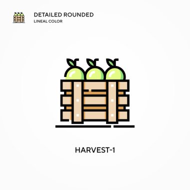 Hasat-1 vektör simgesi. Modern vektör illüstrasyon kavramları. Düzenlemesi ve kişiselleştirmesi kolay.