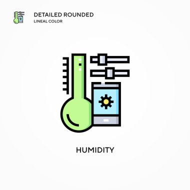 Nem vektör simgesi. Modern vektör illüstrasyon kavramları. Düzenlemesi ve kişiselleştirmesi kolay.