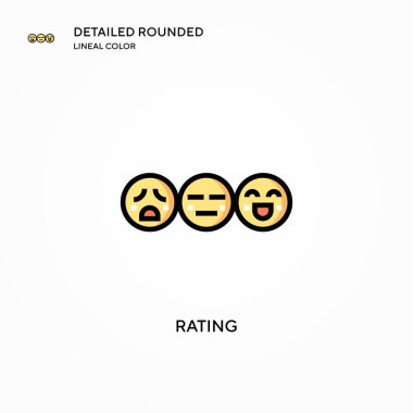 Beğeni vektörü simgesi. Modern vektör illüstrasyon kavramları. Düzenlemesi ve kişiselleştirmesi kolay.