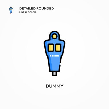 Aptal vektör simgesi. Modern vektör illüstrasyon kavramları. Düzenlemesi ve kişiselleştirmesi kolay.