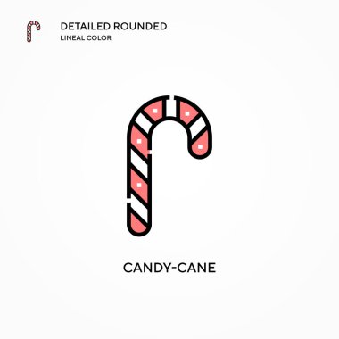 Şeker kamışı vektör simgesi. Modern vektör illüstrasyon kavramları. Düzenlemesi ve kişiselleştirmesi kolay.