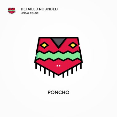 Panço vektör ikonu. Modern vektör illüstrasyon kavramları. Düzenlemesi ve kişiselleştirmesi kolay.