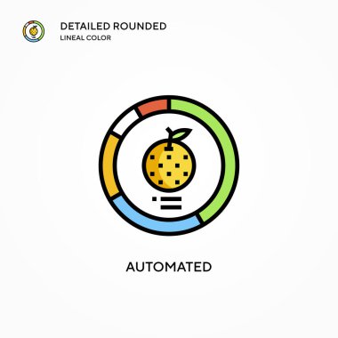Otomatik vektör simgesi. Modern vektör illüstrasyon kavramları. Düzenlemesi ve kişiselleştirmesi kolay.