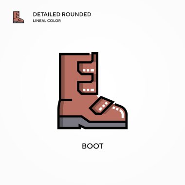 Önyükleme vektör simgesi. Modern vektör illüstrasyon kavramları. Düzenlemesi ve kişiselleştirmesi kolay.