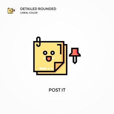 Vektör simgesi olarak gönder. Modern vektör illüstrasyon kavramları. Düzenlemesi ve kişiselleştirmesi kolay.