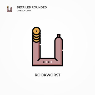 Rookbad vektör simgesi. Modern vektör illüstrasyon kavramları. Düzenlemesi ve kişiselleştirmesi kolay.