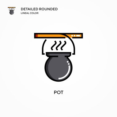 Ot vektör simgesi. Modern vektör illüstrasyon kavramları. Düzenlemesi ve kişiselleştirmesi kolay.