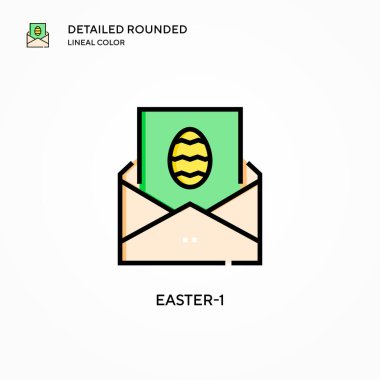 Paskalya-1 vektör simgesi. Modern vektör illüstrasyon kavramları. Düzenlemesi ve kişiselleştirmesi kolay.