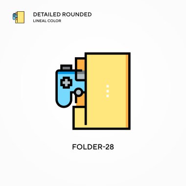 Dizin-28 vektör simgesi. Modern vektör illüstrasyon kavramları. Düzenlemesi ve kişiselleştirmesi kolay.