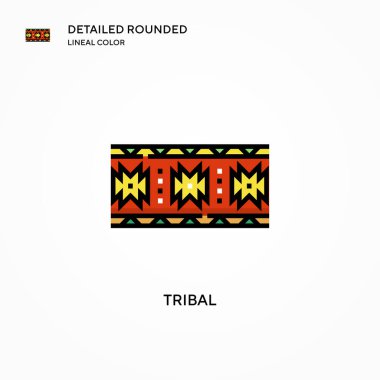 Kabile vektör ikonu. Modern vektör illüstrasyon kavramları. Düzenlemesi ve kişiselleştirmesi kolay.