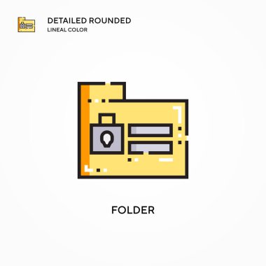 Dizin vektör simgesi. Modern vektör illüstrasyon kavramları. Düzenlemesi ve kişiselleştirmesi kolay.