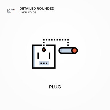 Tak vektör simgesi. Modern vektör illüstrasyon kavramları. Düzenlemesi ve kişiselleştirmesi kolay.