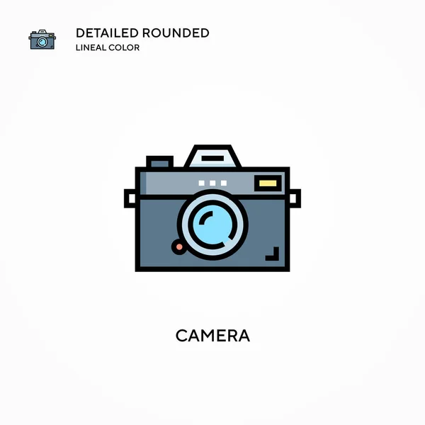 Camera Vector Icon Modern Vector Illustration Concepts Easy Edit Customize — Stock Vector