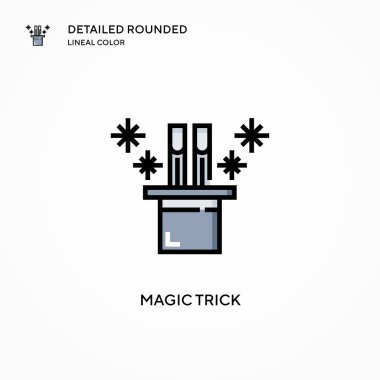 Sihirli numara vektör simgesi. Modern vektör illüstrasyon kavramları. Düzenlemesi ve kişiselleştirmesi kolay.