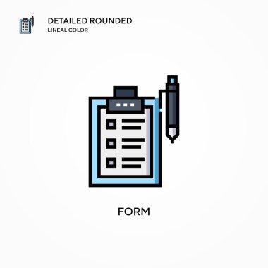 Vektör simgesi oluştur. Modern vektör illüstrasyon kavramları. Düzenlemesi ve kişiselleştirmesi kolay.