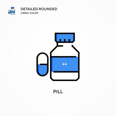 Hap vektör simgesi. Modern vektör illüstrasyon kavramları. Düzenlemesi ve kişiselleştirmesi kolay.