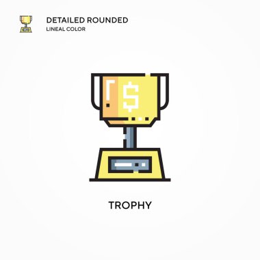 Ödül vektör simgesi. Modern vektör illüstrasyon kavramları. Düzenlemesi ve kişiselleştirmesi kolay.