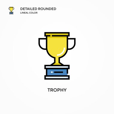 Ödül vektör simgesi. Modern vektör illüstrasyon kavramları. Düzenlemesi ve kişiselleştirmesi kolay.