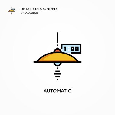 Otomatik vektör simgesi. Modern vektör illüstrasyon kavramları. Düzenlemesi ve kişiselleştirmesi kolay.