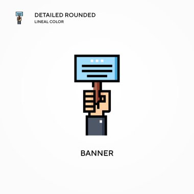 Sancak vektör simgesi. Modern vektör illüstrasyon kavramları. Düzenlemesi ve kişiselleştirmesi kolay.