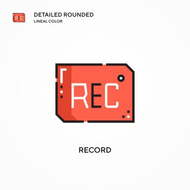 Vektör simgesini kaydet. Modern vektör illüstrasyon kavramları. Düzenlemesi ve kişiselleştirmesi kolay.