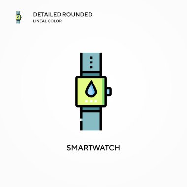 Akıllı vektör simgesi. Modern vektör illüstrasyon kavramları. Düzenlemesi ve kişiselleştirmesi kolay.