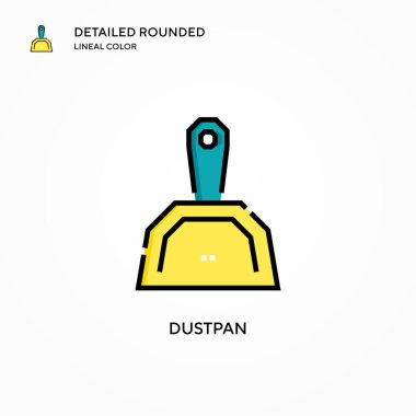 Faraş vektör simgesi. Modern vektör illüstrasyon kavramları. Düzenlemesi ve kişiselleştirmesi kolay.