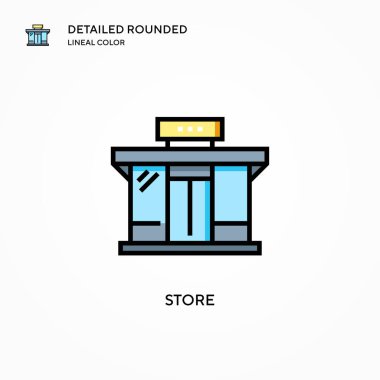 Vektör simgesini kaydet. Modern vektör illüstrasyon kavramları. Düzenlemesi ve kişiselleştirmesi kolay.