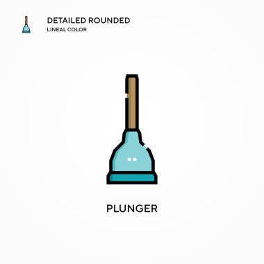 Pompa vektör simgesi. Modern vektör illüstrasyon kavramları. Düzenlemesi ve kişiselleştirmesi kolay.