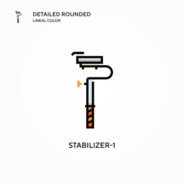 Dengeleyici-1 vektör simgesi. Modern vektör illüstrasyon kavramları. Düzenlemesi ve kişiselleştirmesi kolay.