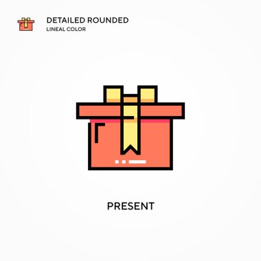 Mevcut vektör simgesi. Modern vektör illüstrasyon kavramları. Düzenlemesi ve kişiselleştirmesi kolay.